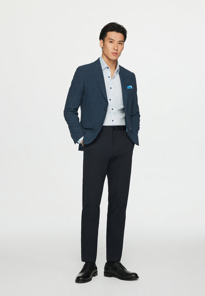 Men Clothing Anti-Bacterial Multi-Way Stretch Suit Blazer Smart Fit