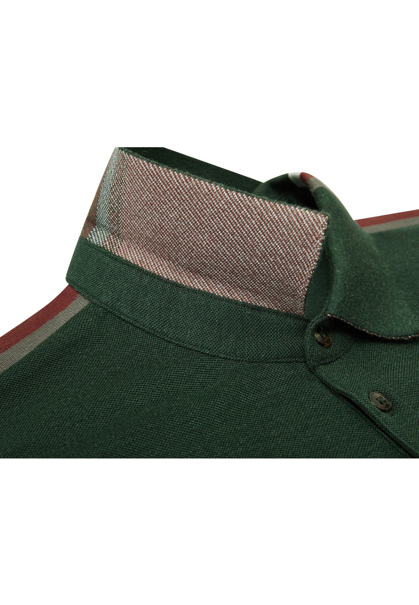 Men Clothing Jacquard Collar & Shoulder Polo Smart Fit