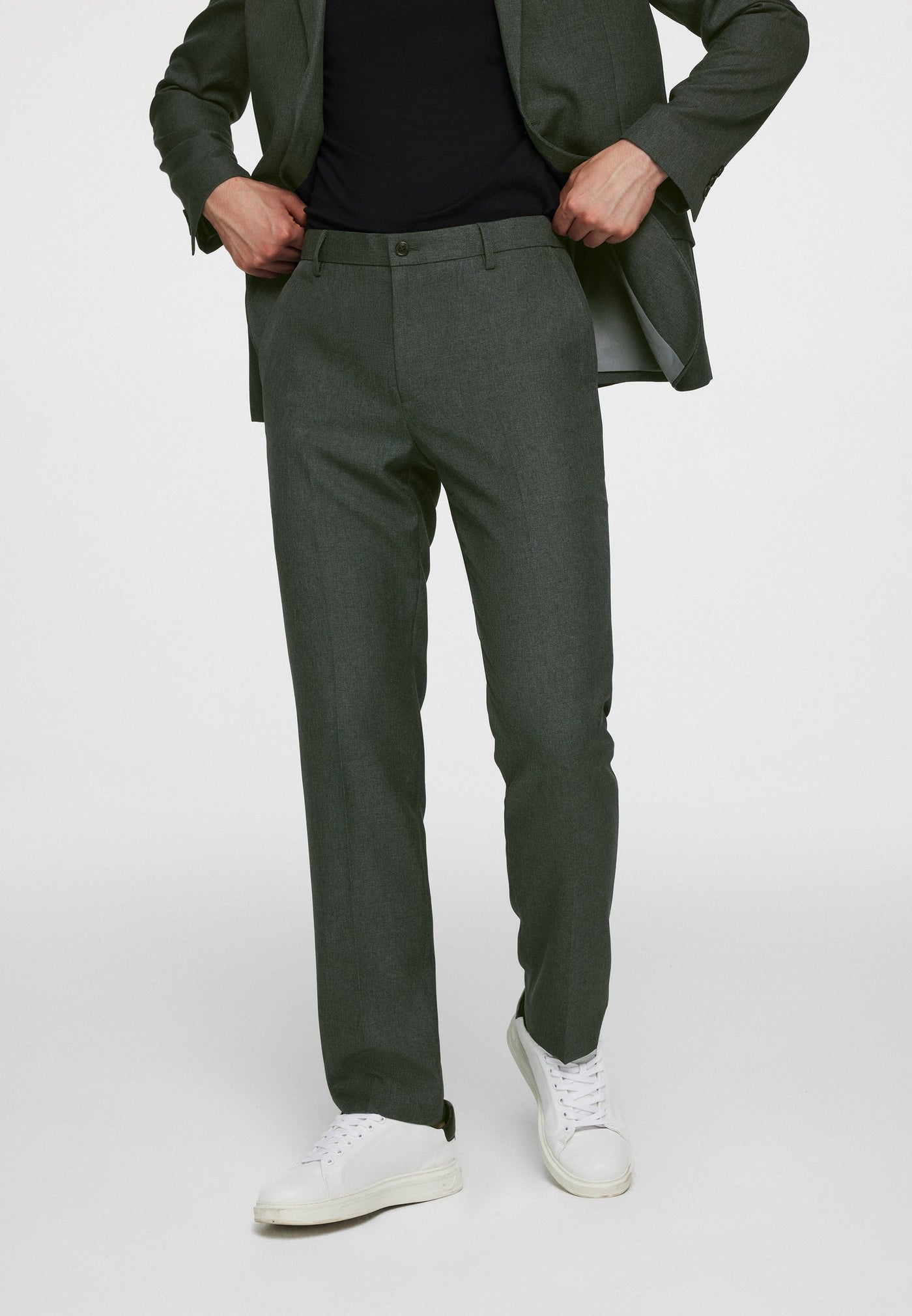Men Clothing Anti-Static Suit Pants Smart Fit