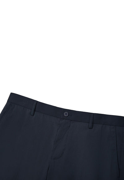 Men Clothing Lightweight Multi-Way Stretch Formal Pants Slim Fit