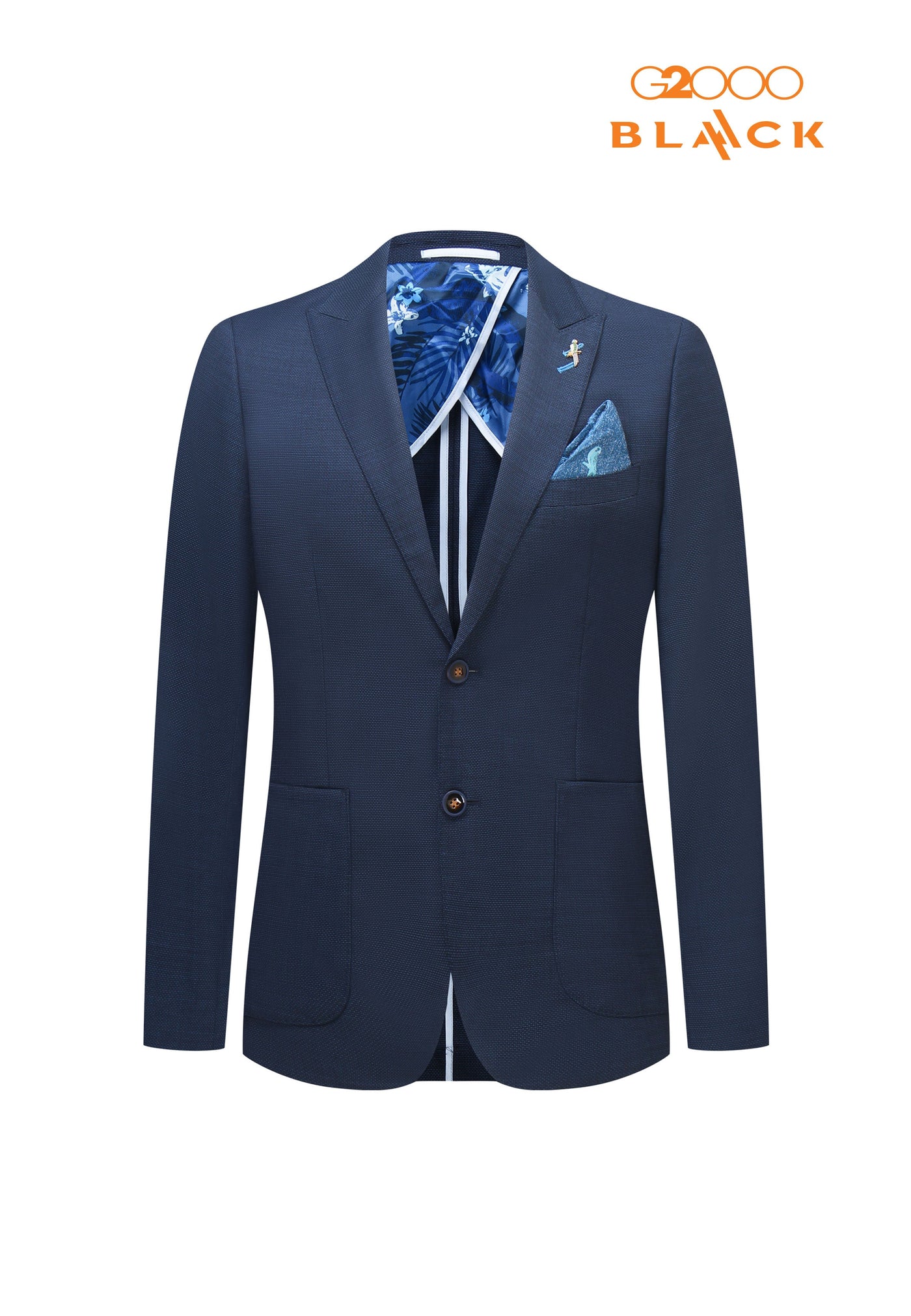 Men Clothing "Blaack" 100% Wool Woven Suit Blazer Smart Fit