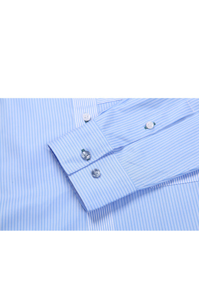 Men Clothing "Blaack" 100% Cotton Long Sleeve Woven Shirt Regular Fit