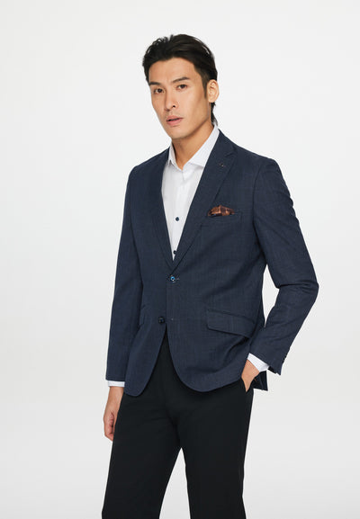 Men Clothing Anti-Bacterial Suit Blazer Smart Fit