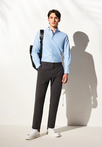 เสื้อเชิ้ตแขนยาวลำลองสำหรับผู้ชาย - Smart Fit