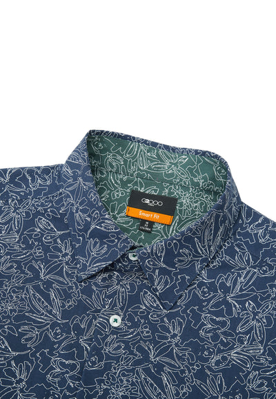 Men Clothing Printed Casual Shirt Smart Fit