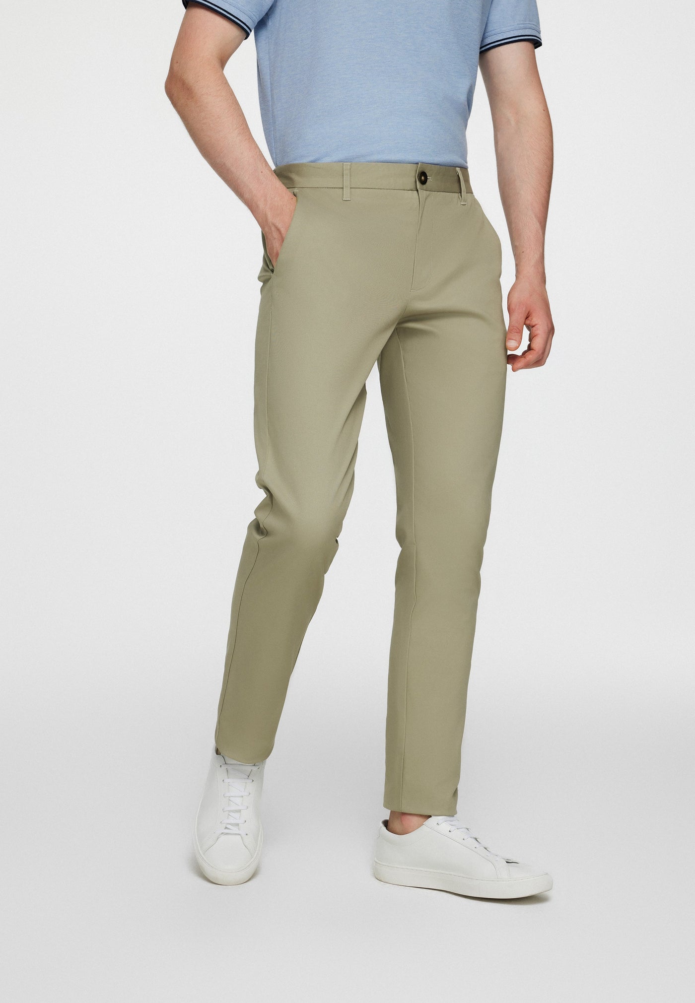 กางเกงขายาวแบบลำลองสำหรับผู้ชาย - Extra Slim Fit