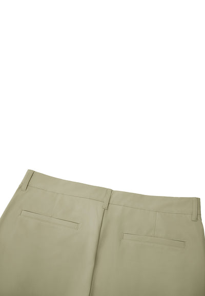 Men Clothing Multi-Way Strech Informal Pants Slim Tapered Fit