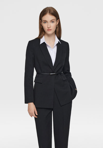 Women Clothing Wanli Mechanical Stretch Suit Blazer - Slim Fit