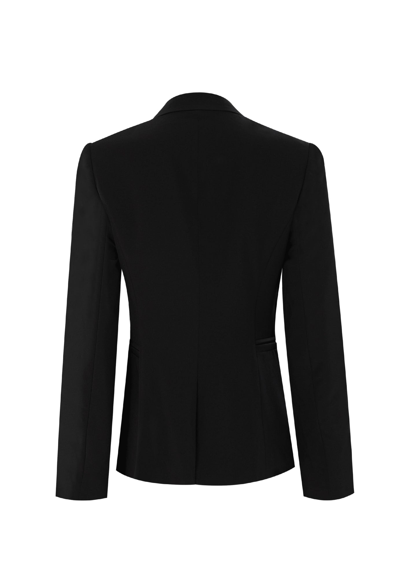 Women Clothing Teflon Poly Plainweave Suit Blazer - Slim Fit