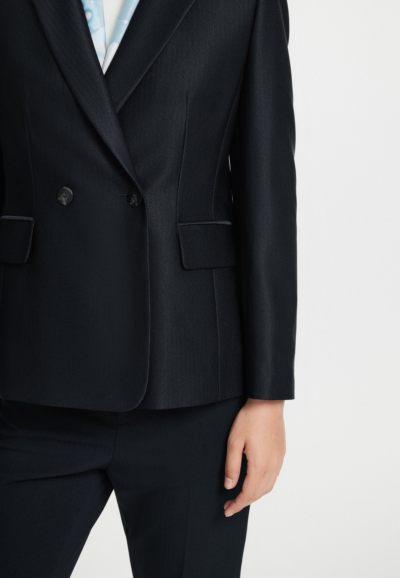 Women Clothing Sofia Herringbone Suit Blazer - Relaxed Fit