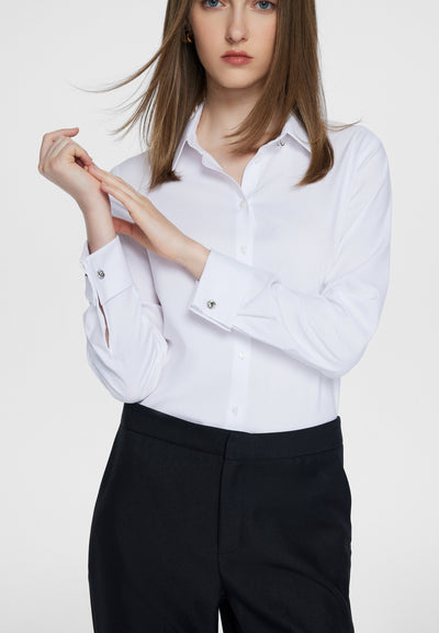 Women Clothing Peyton Bamboo Formal Shirt - Slim Fit