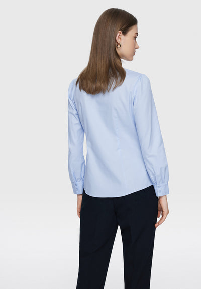 Women Clothing Wrinkle Free Poplin Shirt - Slim Fit