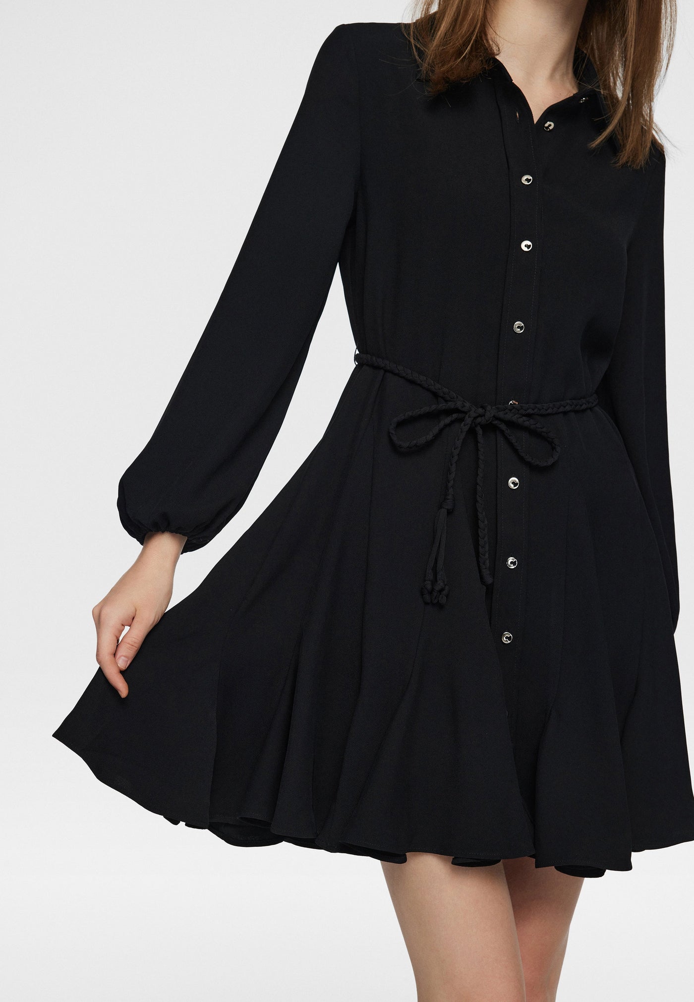 Women Clothing Sonia Cavalry Twill Dress - Fit & Flare Shape
