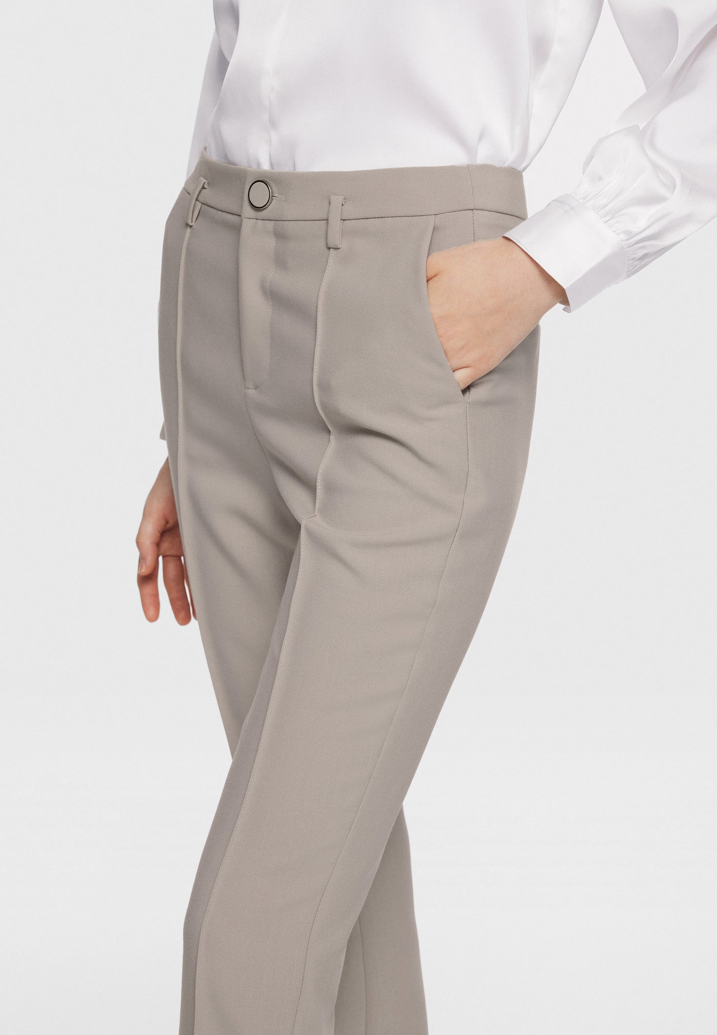 Women Clothing Sabrina TRS Twill Pants - Slim Boot