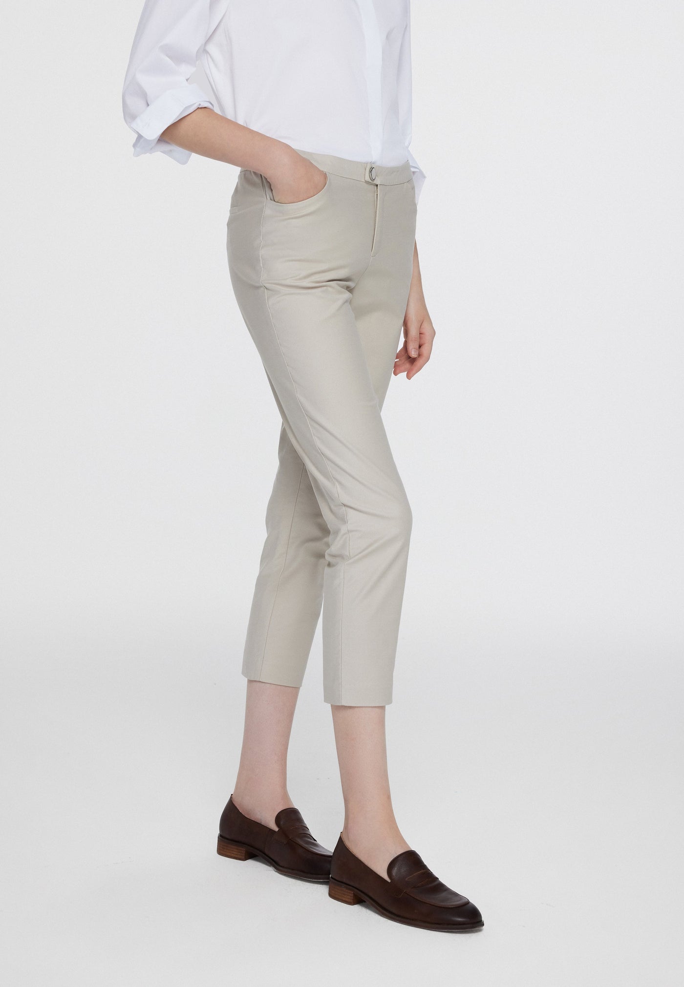 Women Clothing Sydney Twill Pants - Skinny Shape