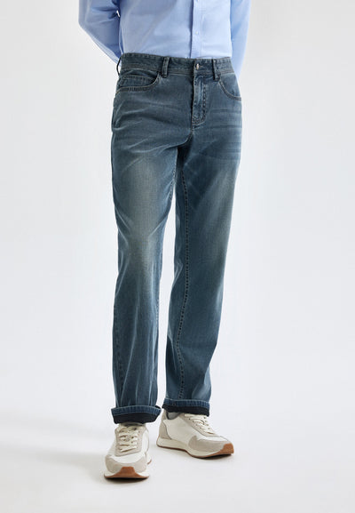 กางเกงขายาวแบบลำลองสำหรับผู้ชาย - Regular Fit