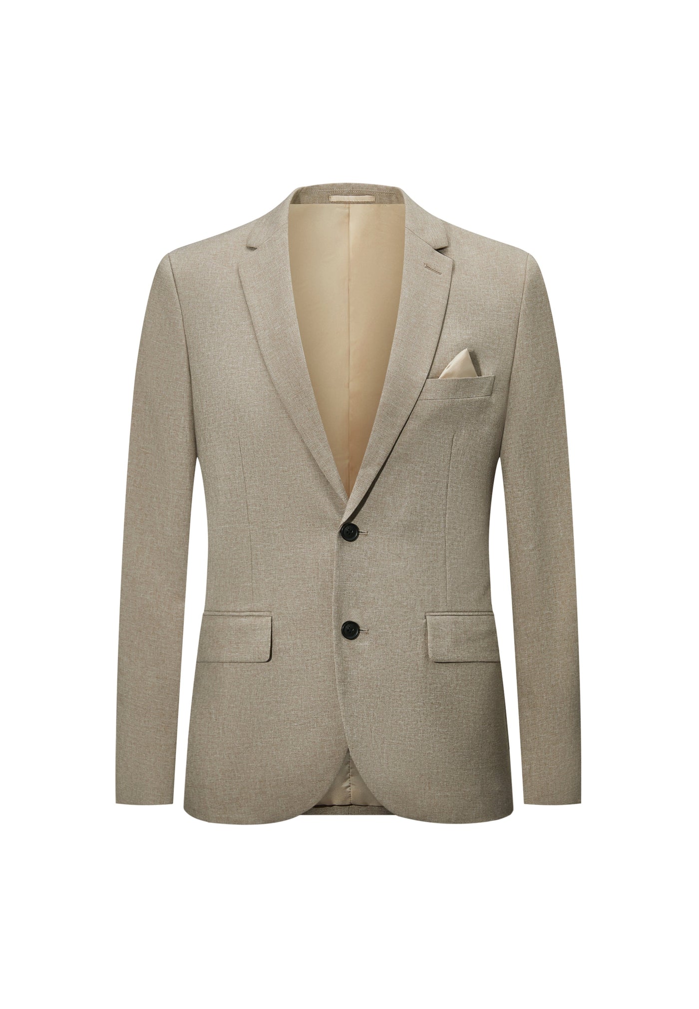 Men Clothing Poly Plainweave Suit Blazer Smart Fit