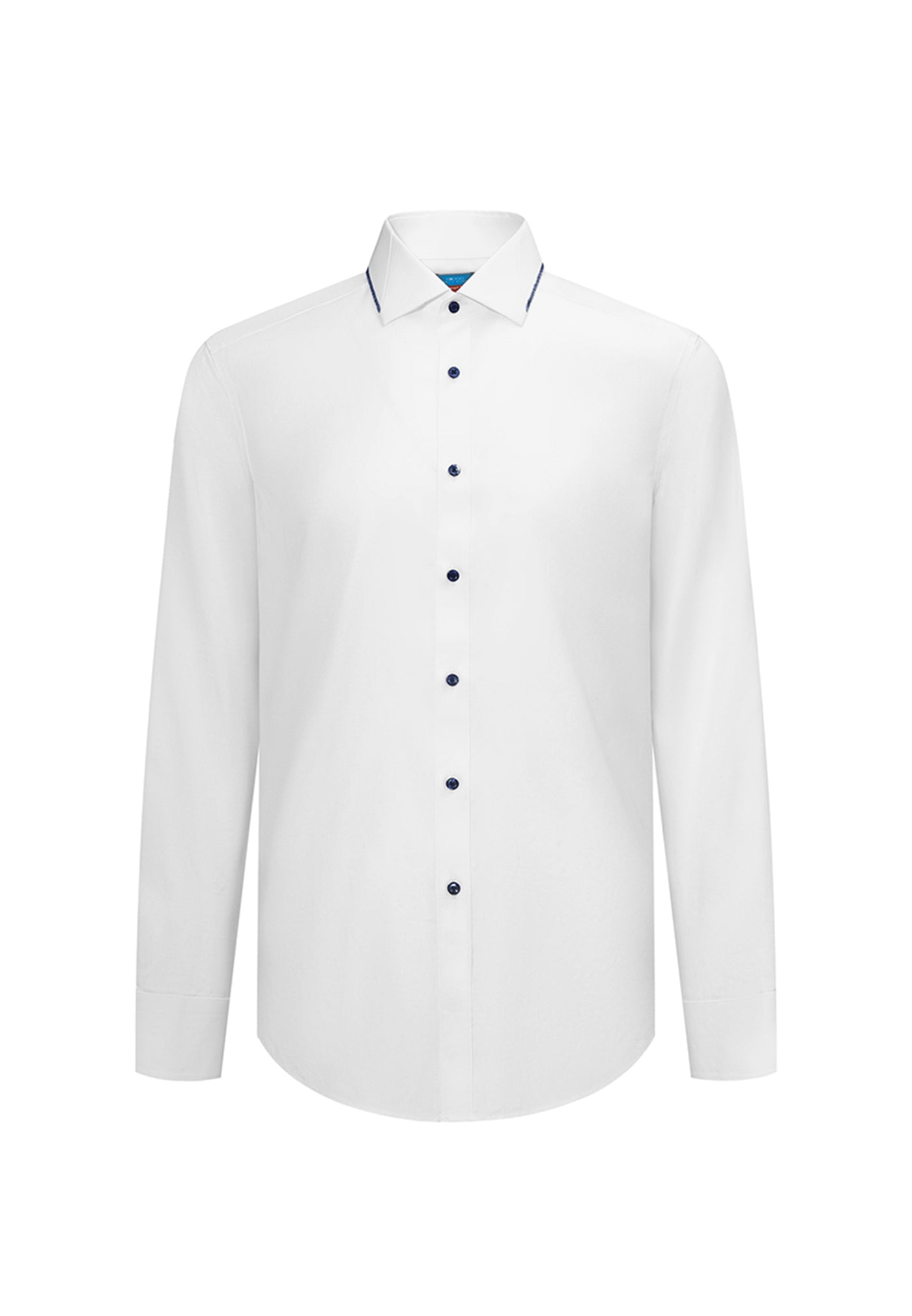 Men Clothing Non-Iron Cotton Stretch Shirt Smart Fit