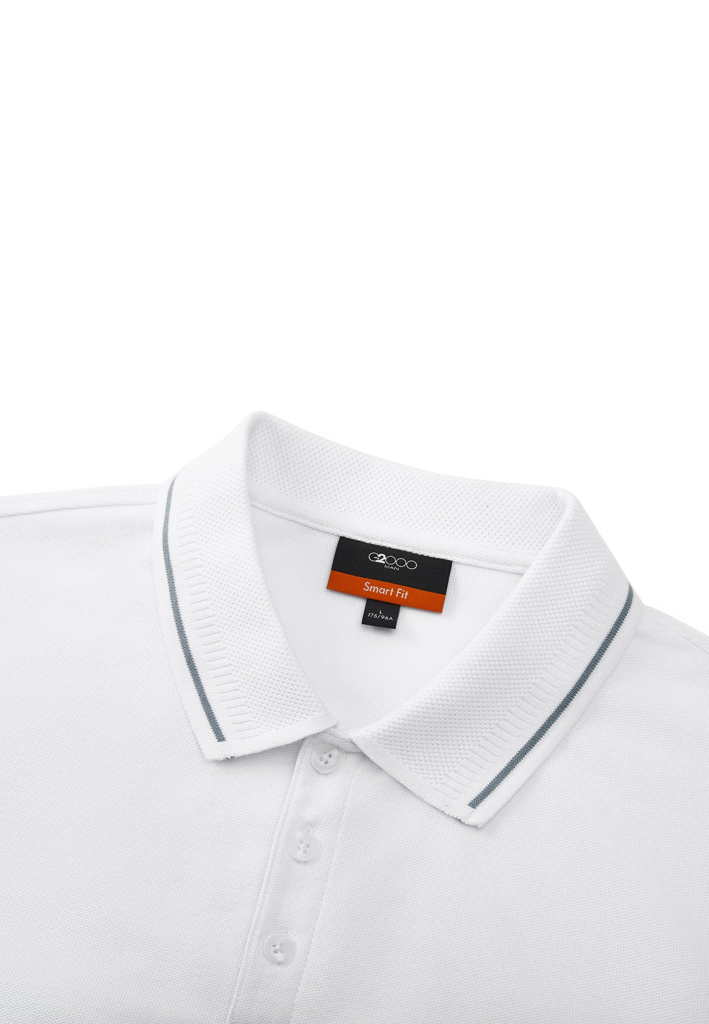 Men Clothing Tipping Collar Polo Smart Fit