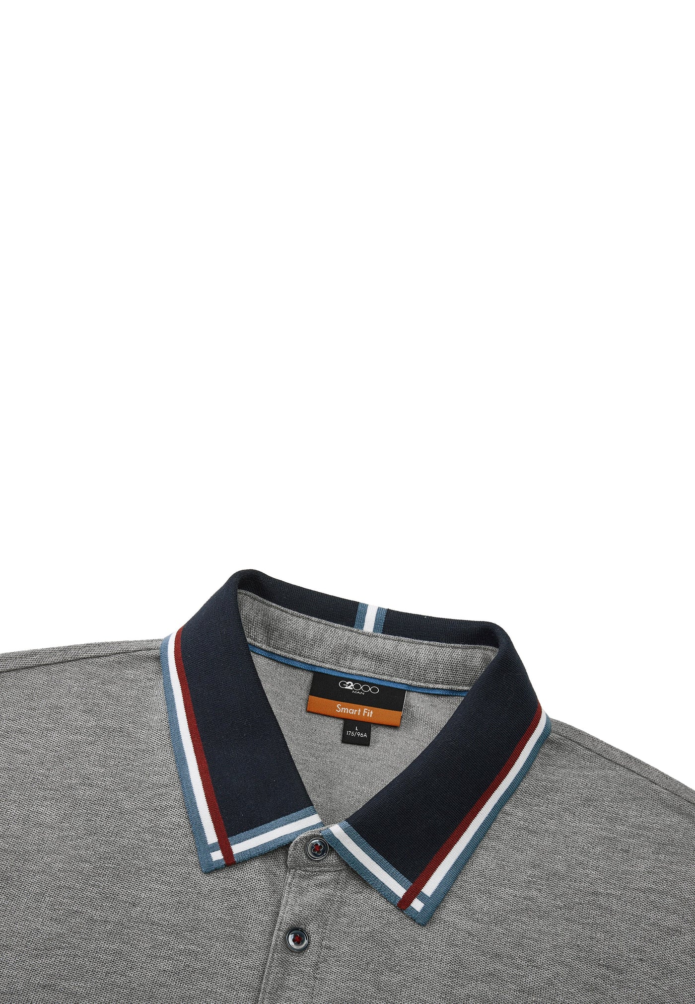 Men Clothing Jacquard Collar Polo Smart Fit