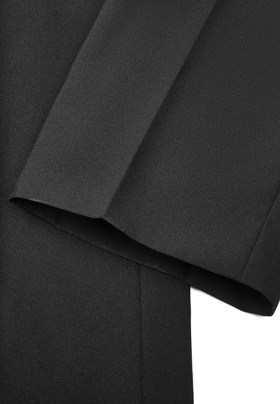 Men Clothing Poly Plainweave Suit Pants Slim Fit