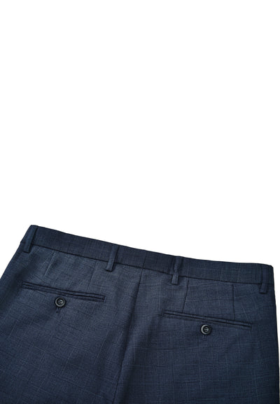 Men Clothing 3M Check Multi-Way Stretch Suit Pants Slim Fit