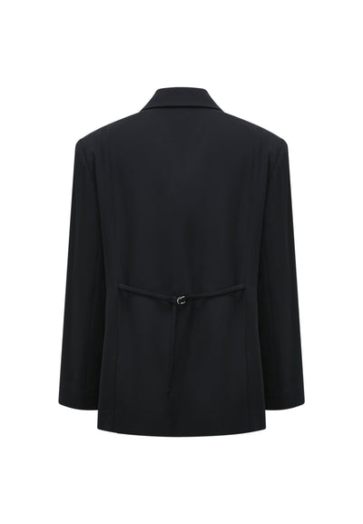 Women Clothing Dobby Twill Blazer Easy Fit