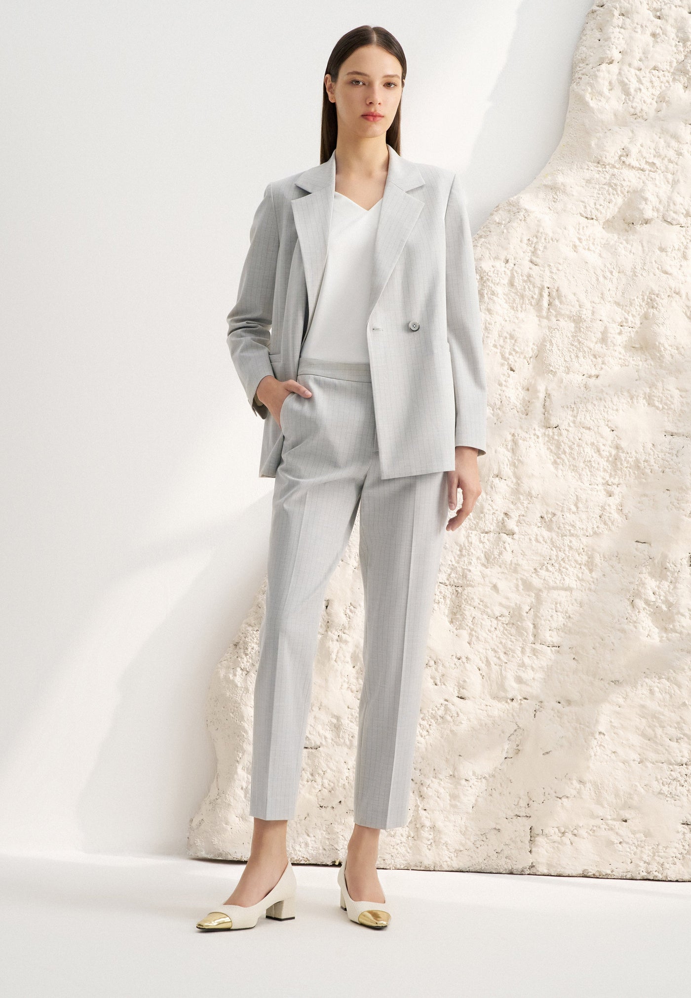 Women Clothing Cool Touch Suit Blazer Relaxed Fit