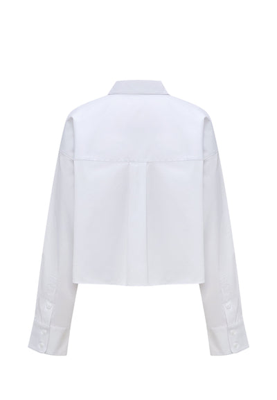 Women Clothing Aniti-Uv Cocoon Shirt Cropped