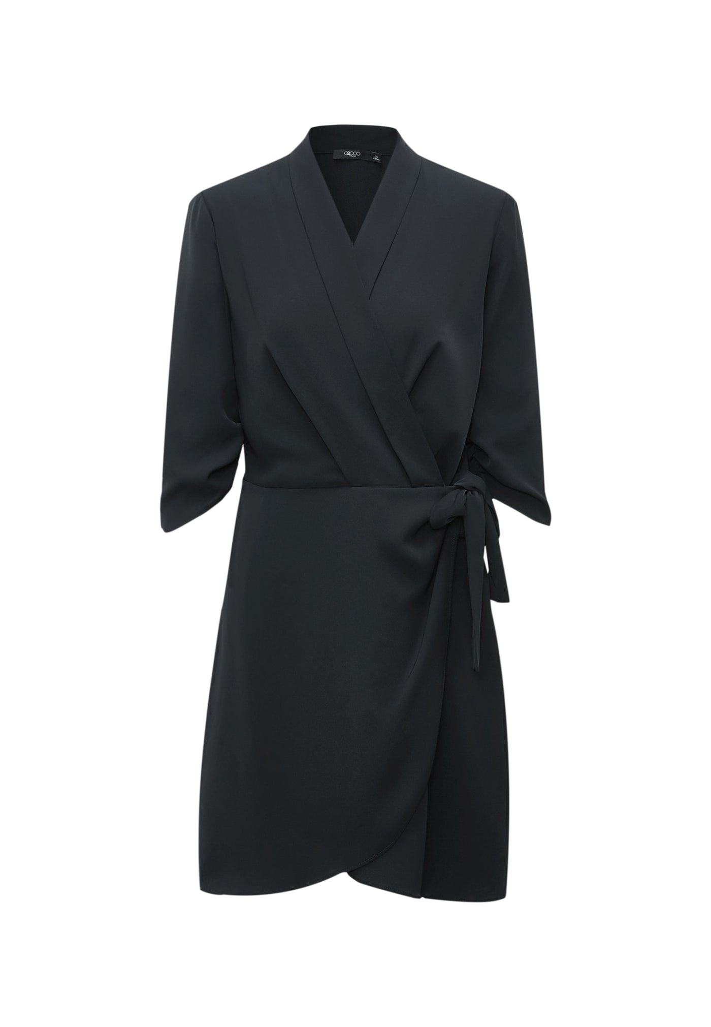 Women Clothing Satin Back Crepe Blazer Dress A-Shape