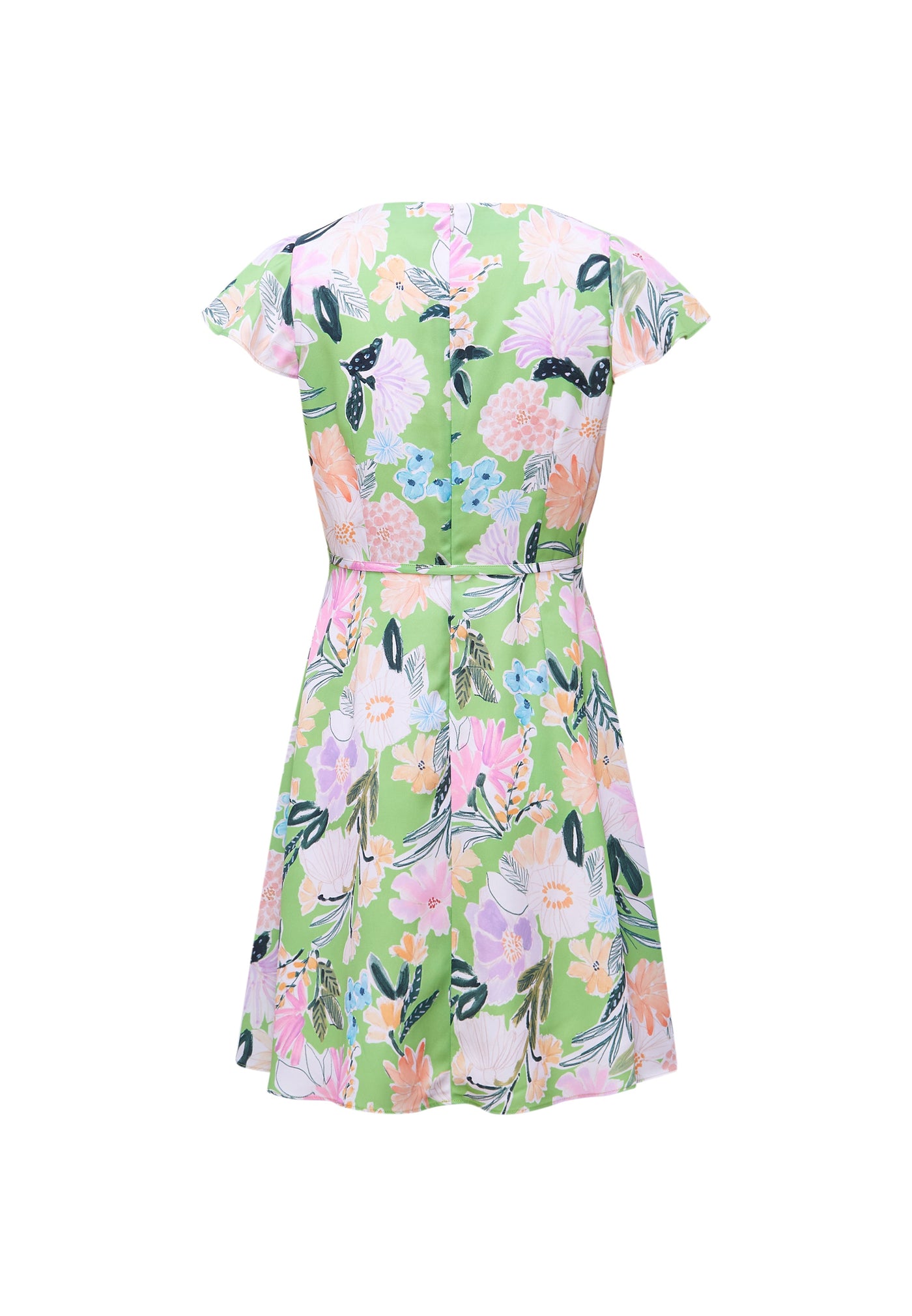 Women Clothing Floral Print Dress Fit & Flare Shape