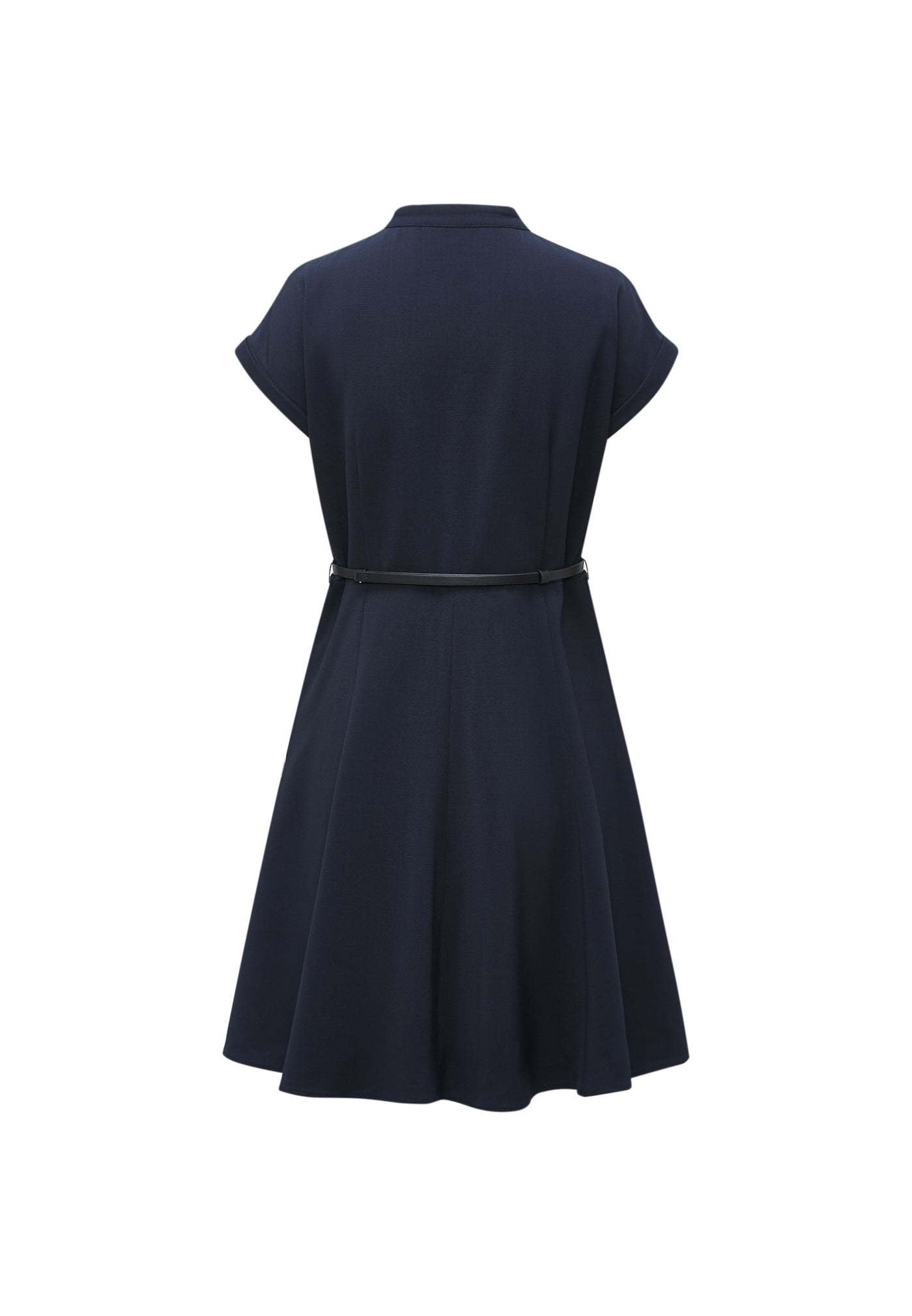Women Clothing Cool-Touch Mock Neck Dress Fit & Flare Shape