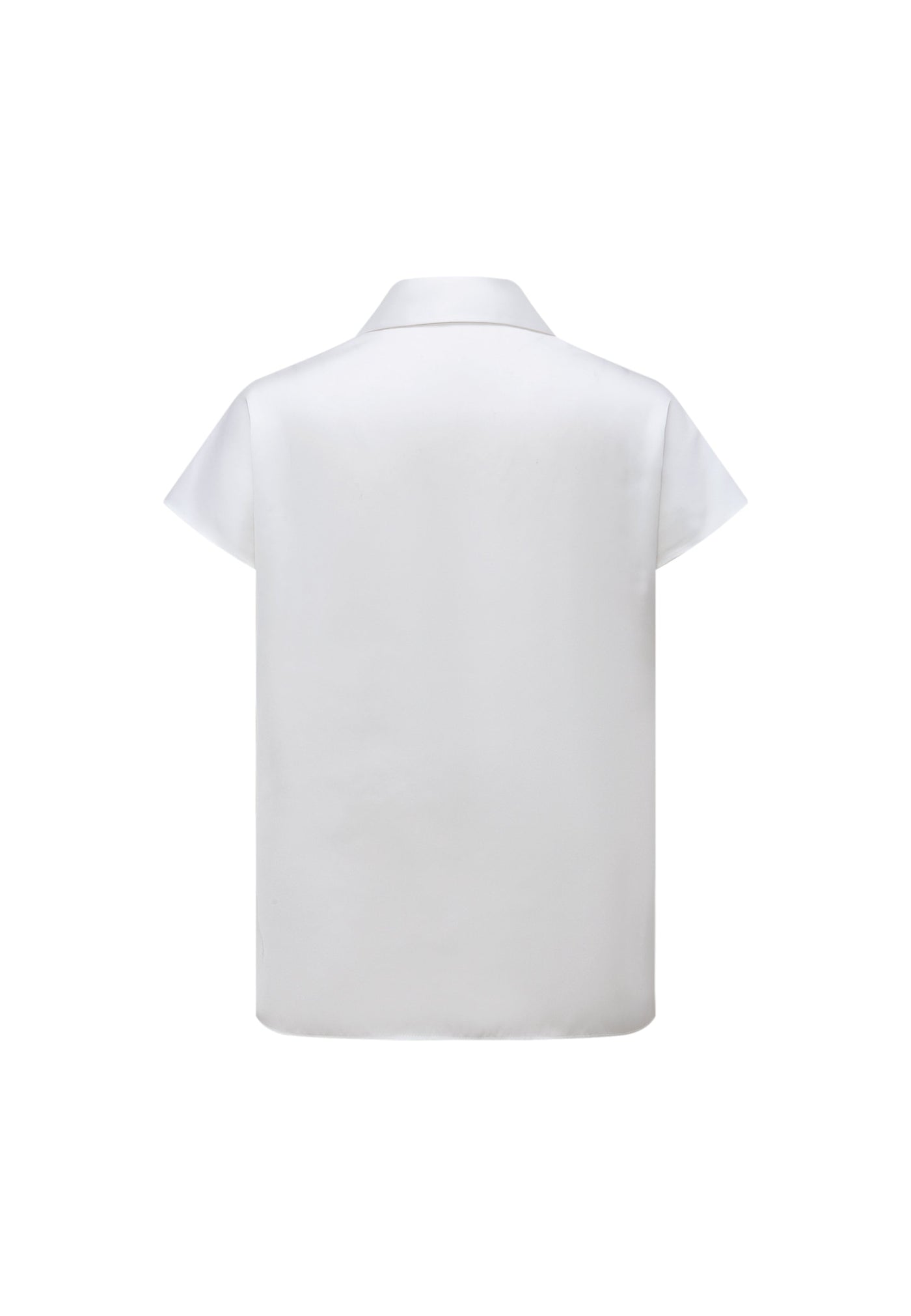 Women Clothing Poly Satin Collared Blouse Regular Fit