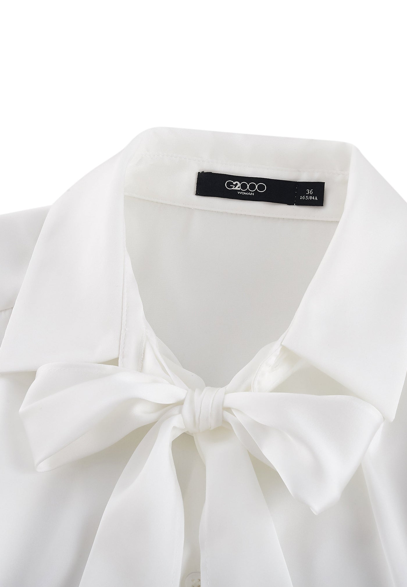 Women Clothing Poly Satin Collared Blouse Regular Fit