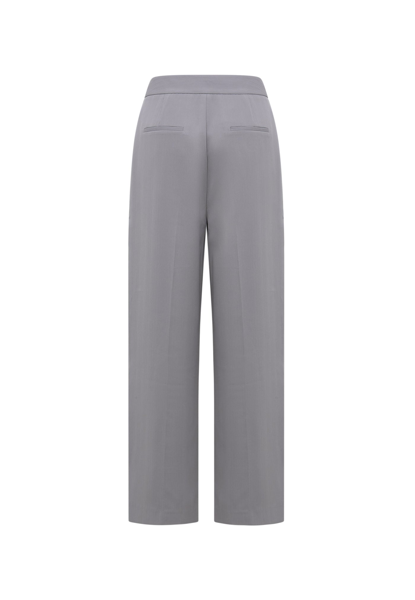 Women Clothing Poly Dobby Suit Pants Relaxed Fit