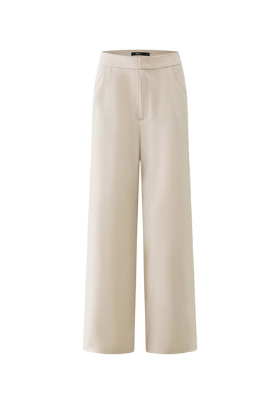Women Clothing Dobby Twill Pants Relaxed Fit