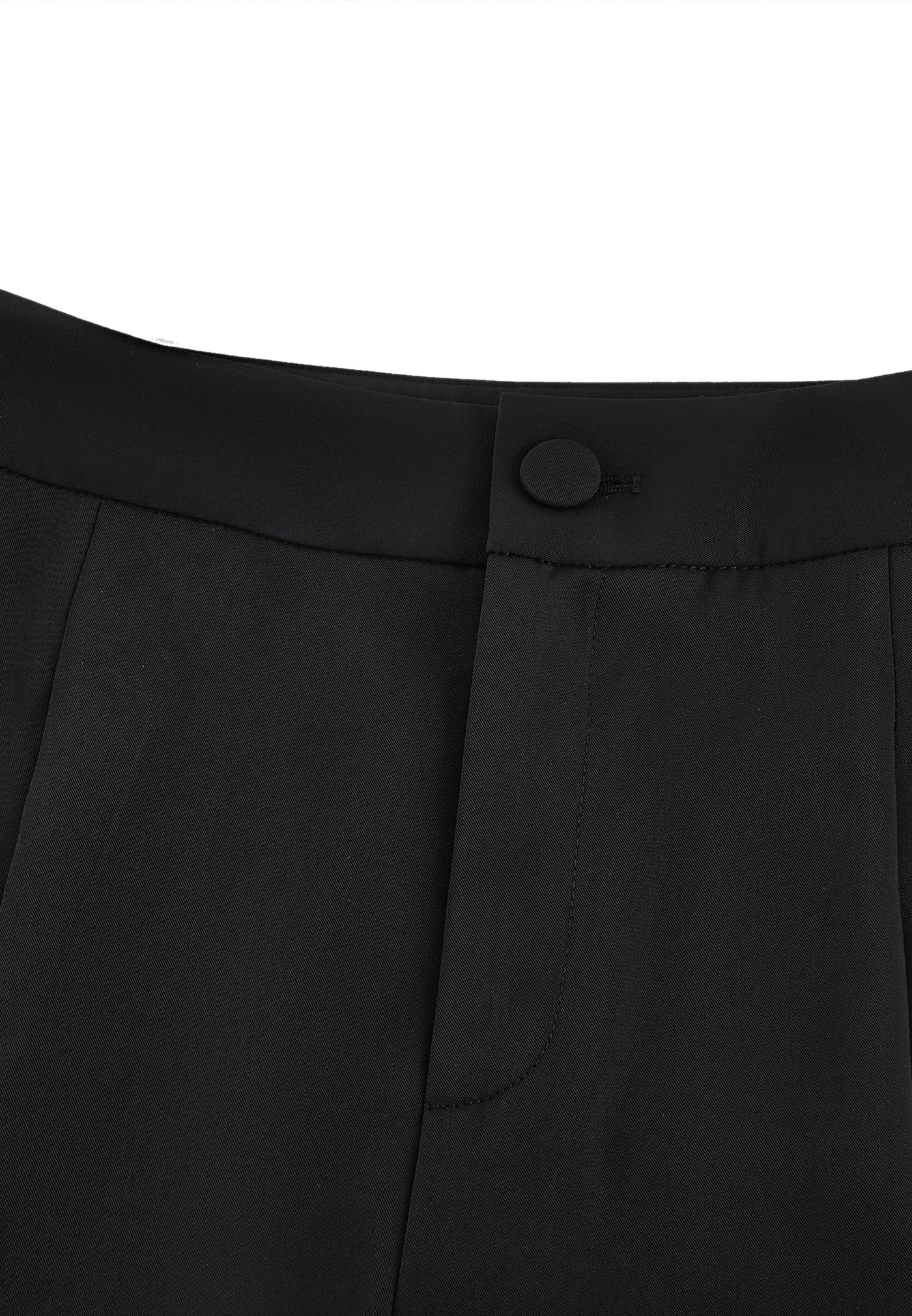 Women Clothing Poly Twill Pants Straight Leg