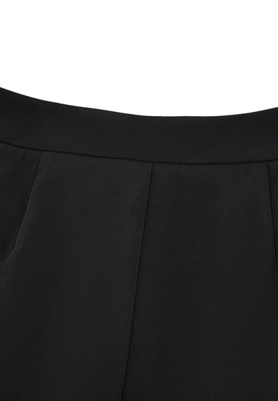 Women Clothing Poly Twill Pants Straight Leg