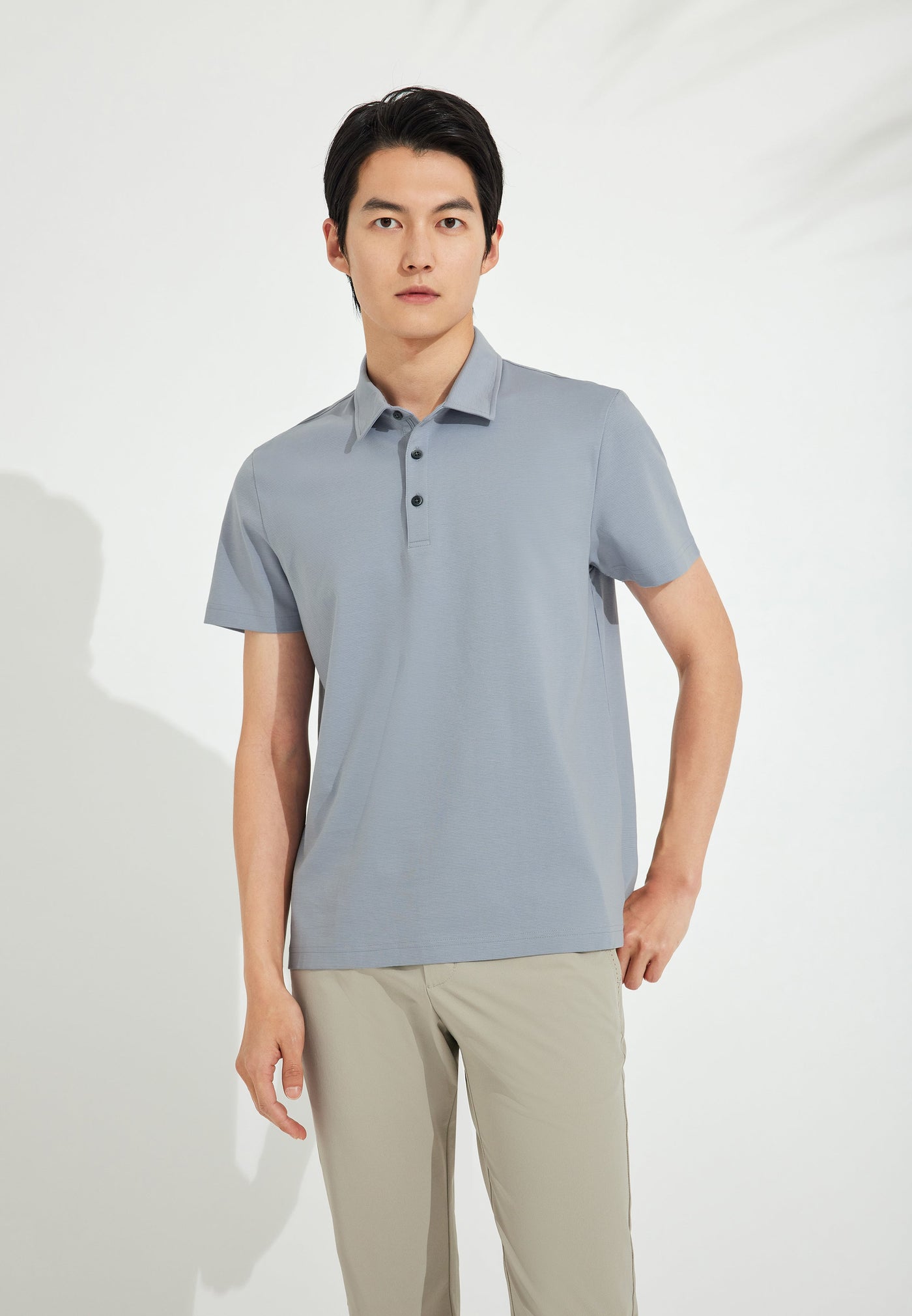 Men Clothing Mercerized Cotton Pique Polo Smart Fit