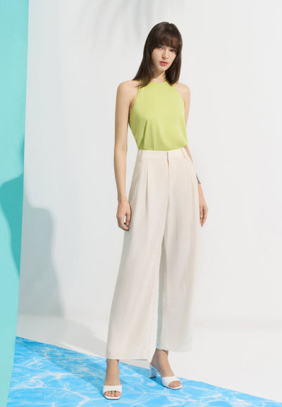 Women Clothing Basic Halter Top Regular Fit