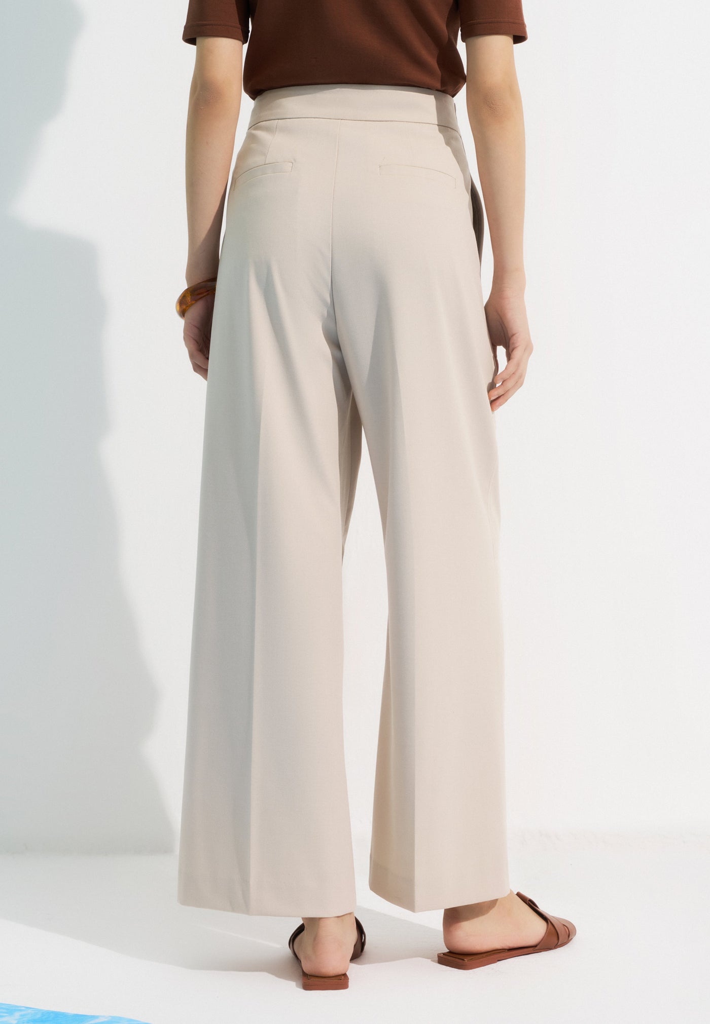 Women Clothing Rayon Blend Wide Leg Pants Wide leg
