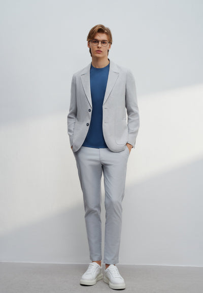 เสื้อเบลเซอร์สำหรับผู้ชาย Relaxed Fit