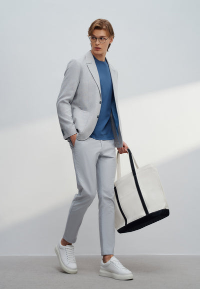 เสื้อเบลเซอร์สำหรับผู้ชาย Relaxed Fit