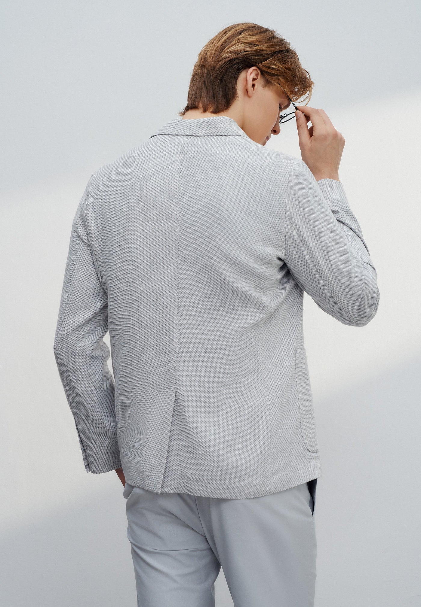 เสื้อเบลเซอร์สำหรับผู้ชาย Relaxed Fit