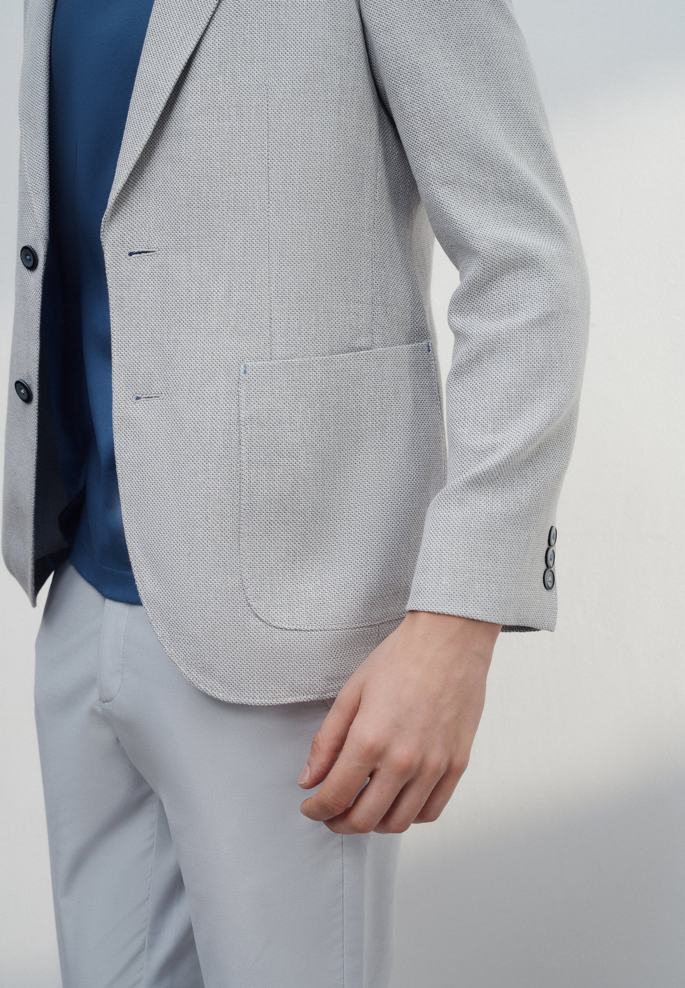 เสื้อเบลเซอร์สำหรับผู้ชาย Relaxed Fit
