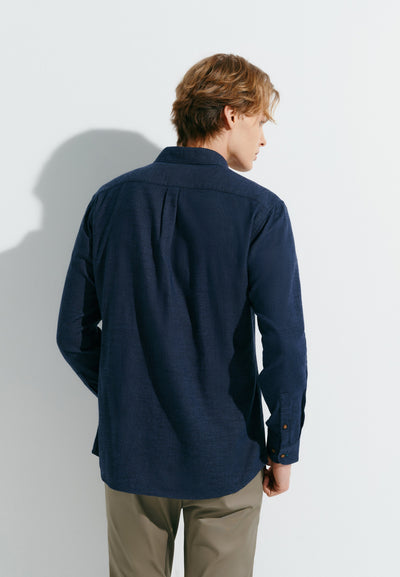 Men Clothing Cotton Flannel Casual Shirt Smart Fit