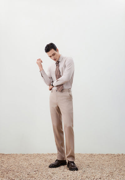 เสื้อเชิ้ตแขนยาวแบบทางการสำหรับผู้ชาย Smart Fit