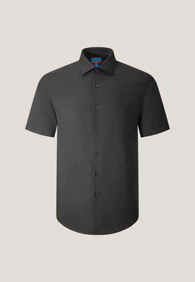 Men Clothing Non-Iron Silky Touch Short Sleeve Shirt Smart Fit