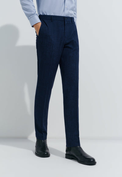Men Clothing Anti-Bacterial Suit Pants Smart Fit