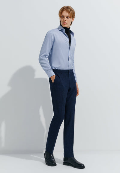 Men Clothing Anti-Bacterial Suit Pants Smart Fit